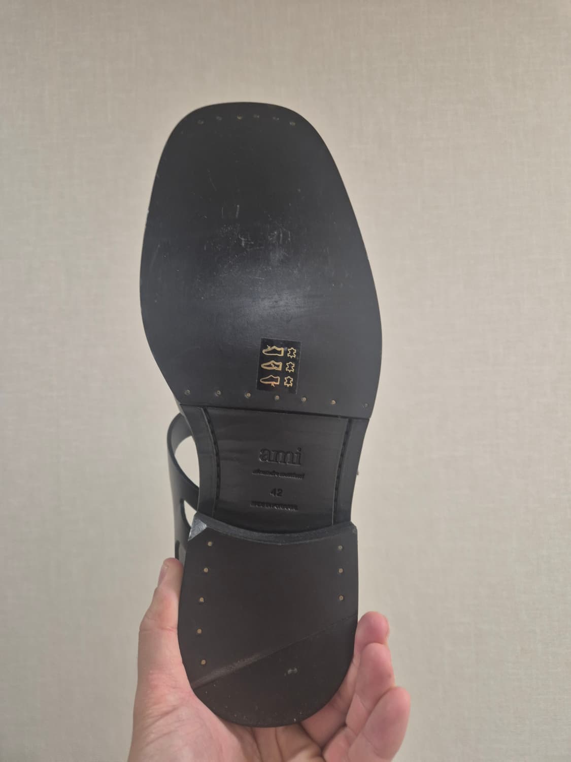 [새상품/42] AMI 아미 피셔맨 샌들 상품이미지4