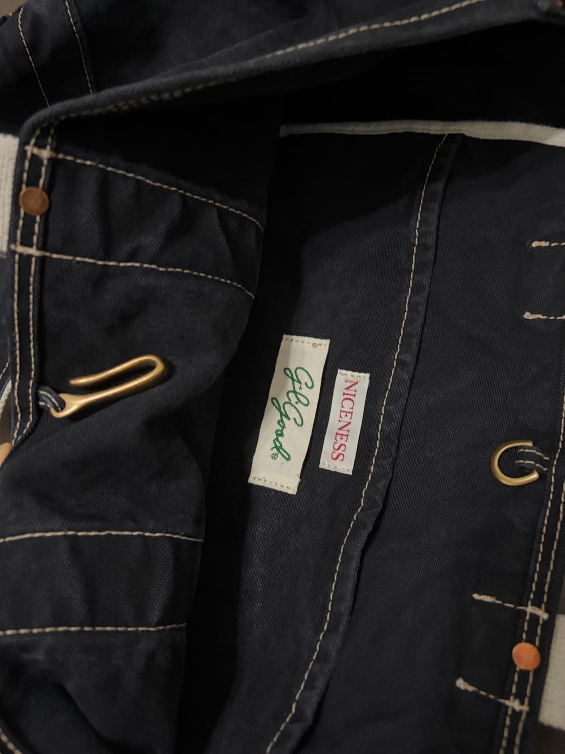 나이스네스 레쉬 Niceness lesh 토트백 블랙 상품이미지3