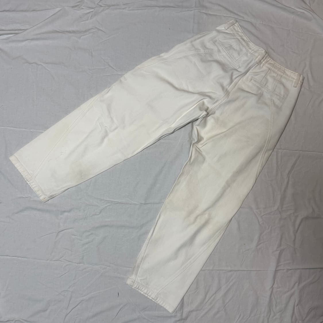 [쿠어] 딥 플리츠 커브드 팬츠 M 상품이미지2