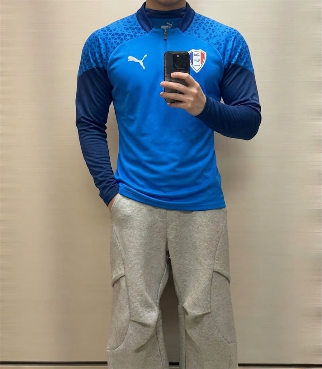 푸마 수원삼성 하프집업 M 상품이미지2