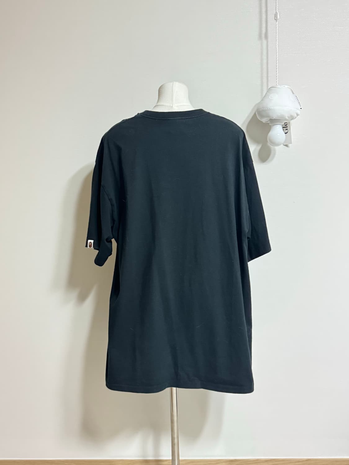 베이프 퍼플 카모 빅로고 반팔티 (블랙 / 3XL) 상품이미지6