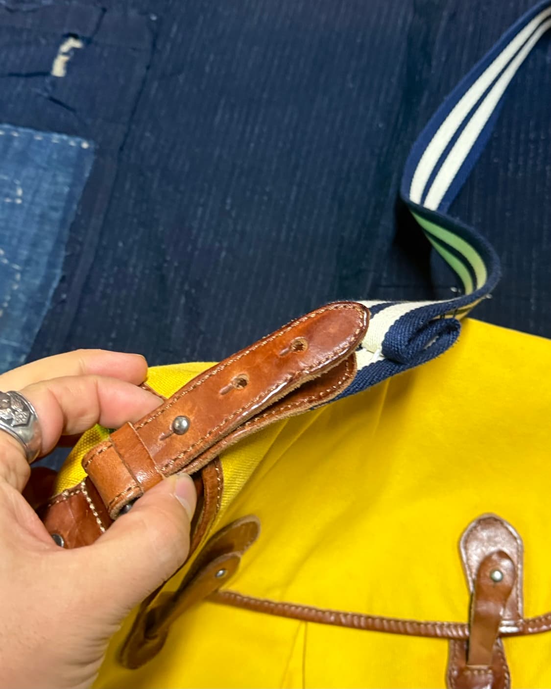 럭비 랄프로렌 캔버스 크로스 백 상품이미지2