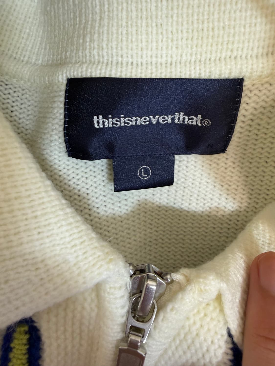 디네뎃 니트집업 상품이미지2