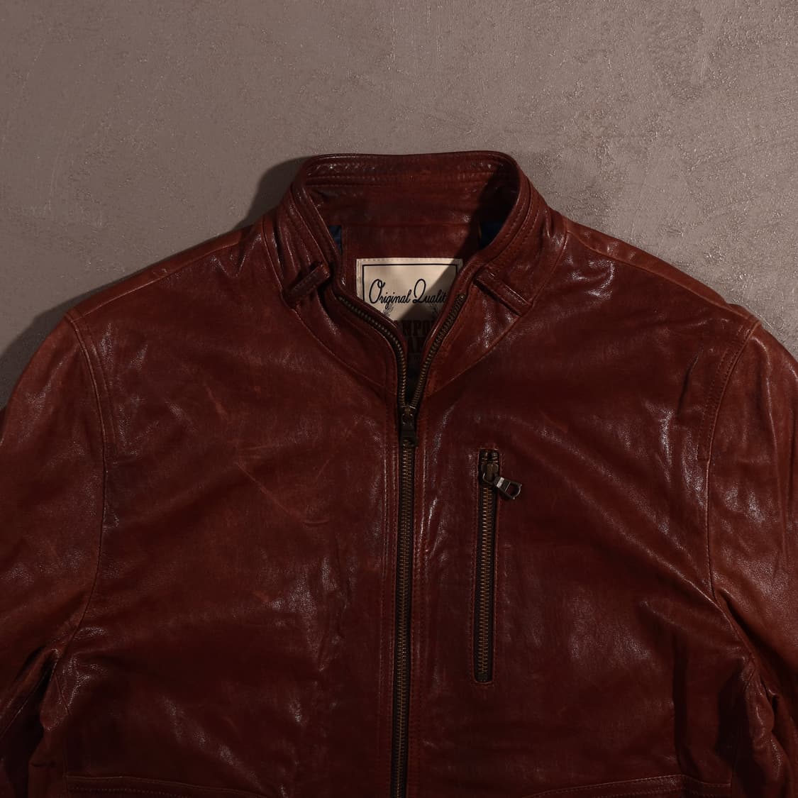 빈폴 레더 엠보 웨스턴 자켓  상품이미지2