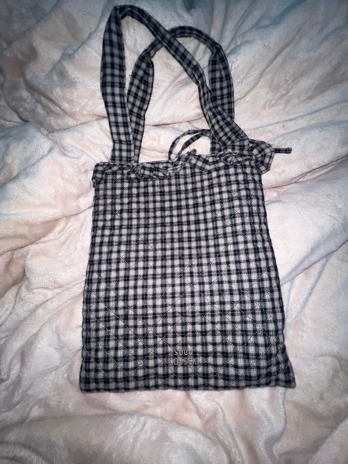 COYSEIO X SUBU FLUFF CHECK PADDING SHOES 상품이미지9