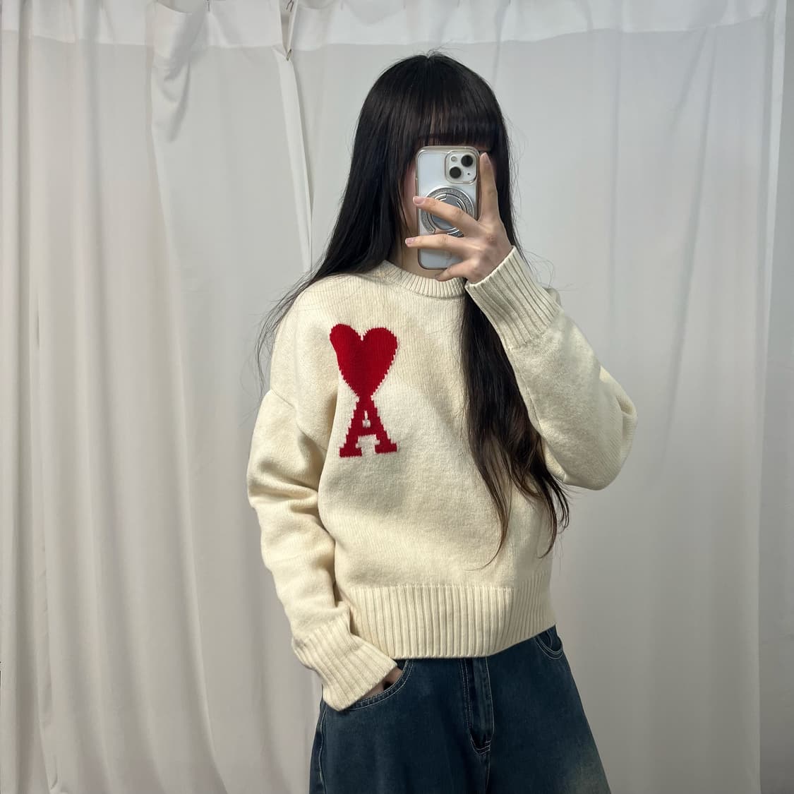AMI Intarsia Wool Knit 상품이미지2