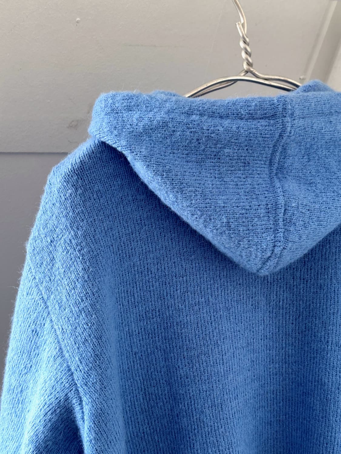 Brushed fabric hooded design knit P/O 상품이미지2