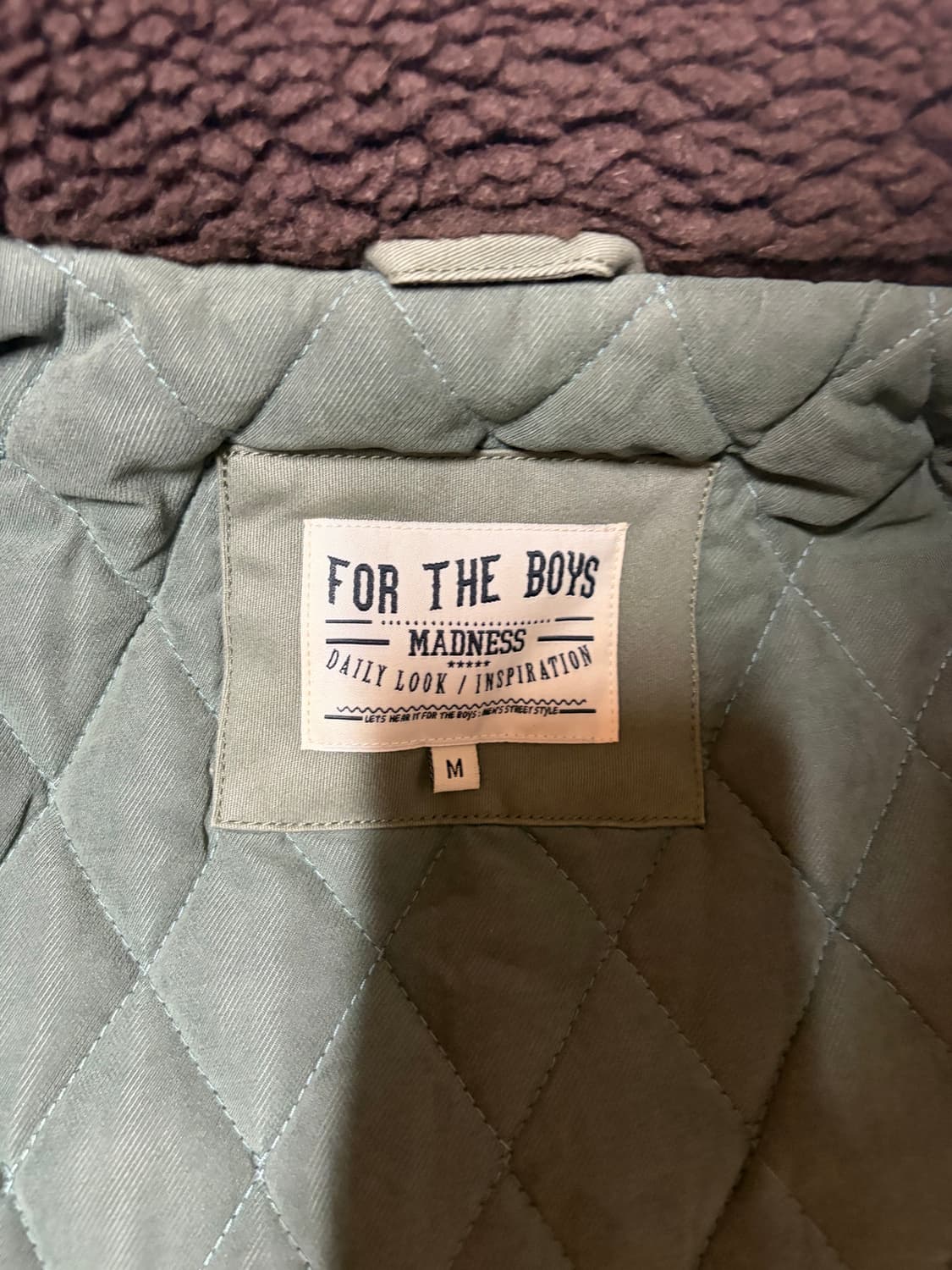 빈티지 스티커 봄버 상품이미지4