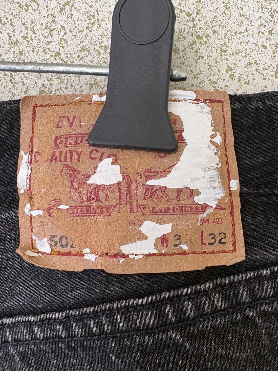 90s Levi's 501 빈티지 리바이스 쇼츠 흑청 반바지 상품이미지7