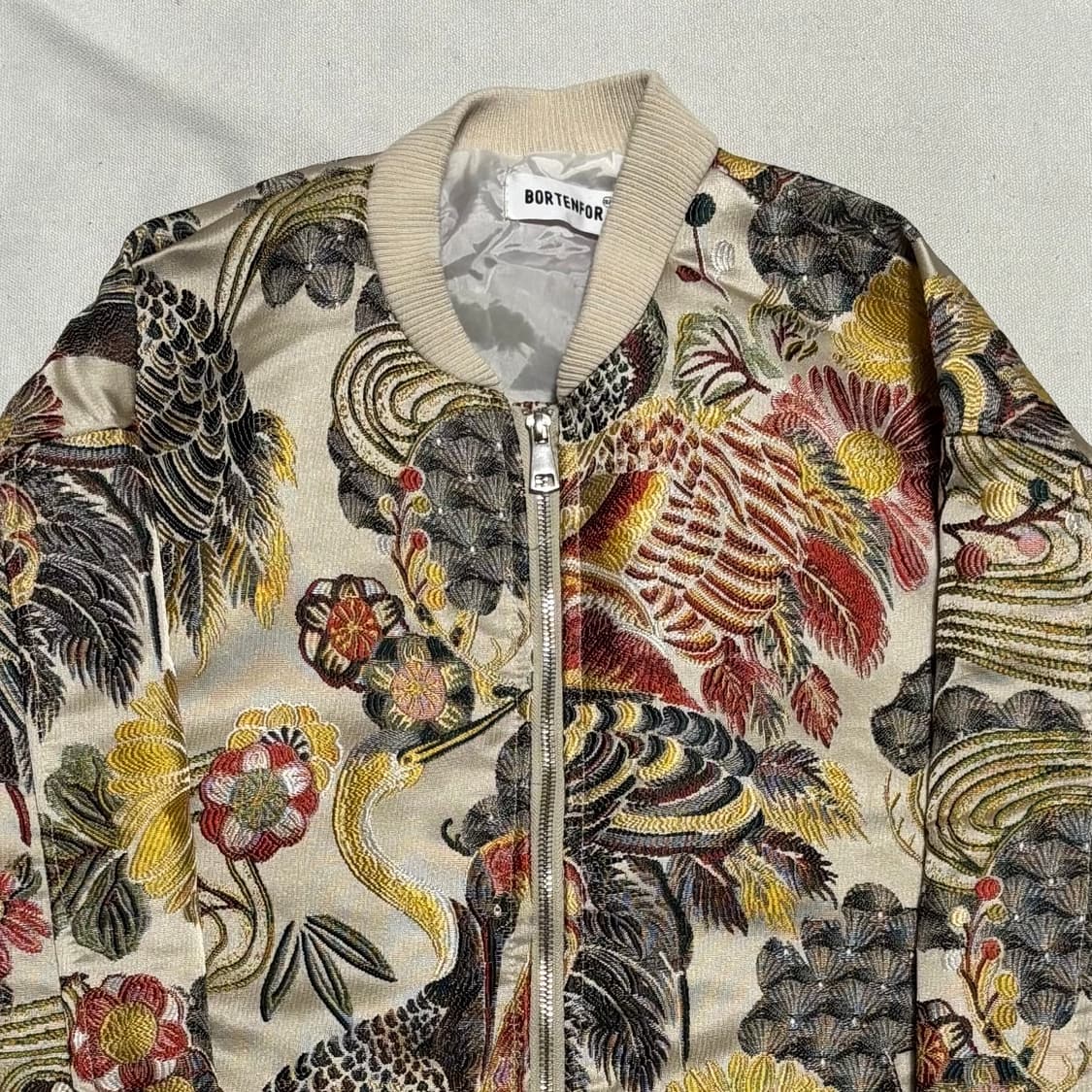 3XL jpn 플라워 자수 스카쟌 상품이미지1