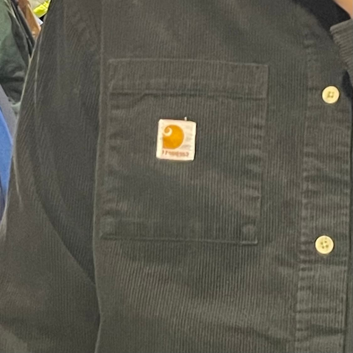 [IM] carhartt 칼하트 차콜 코듀로이 셔츠 상품이미지6