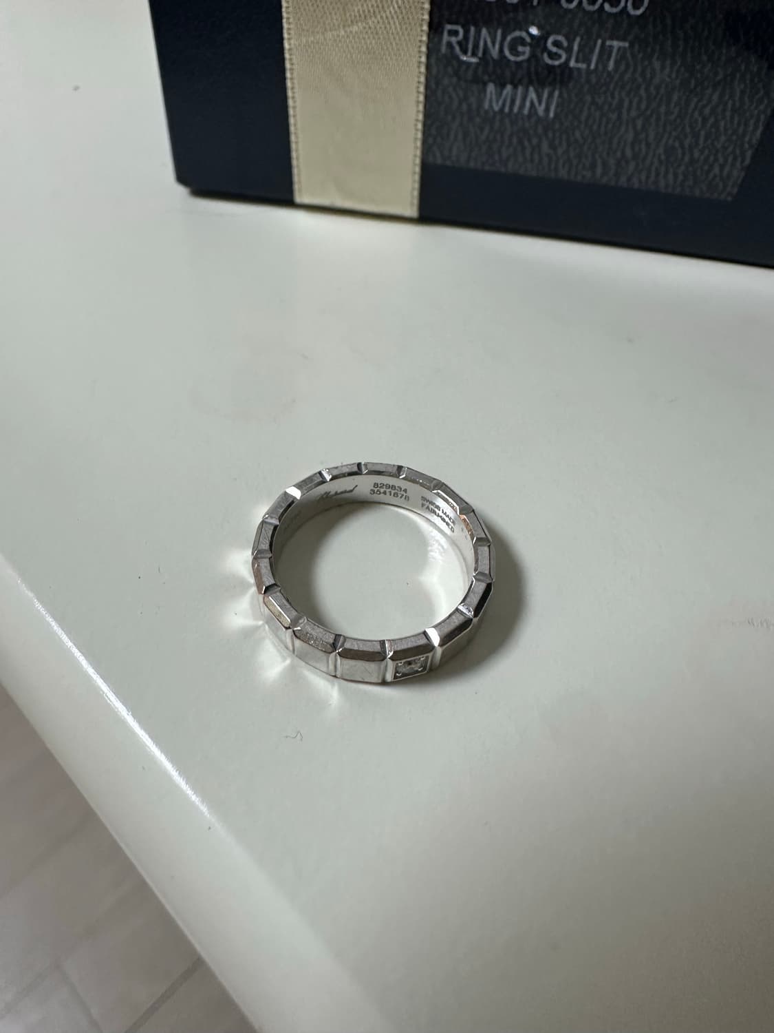 쇼파드 아이스큐브 1P 다이아 반지 7호 화이트골드 상품이미지2