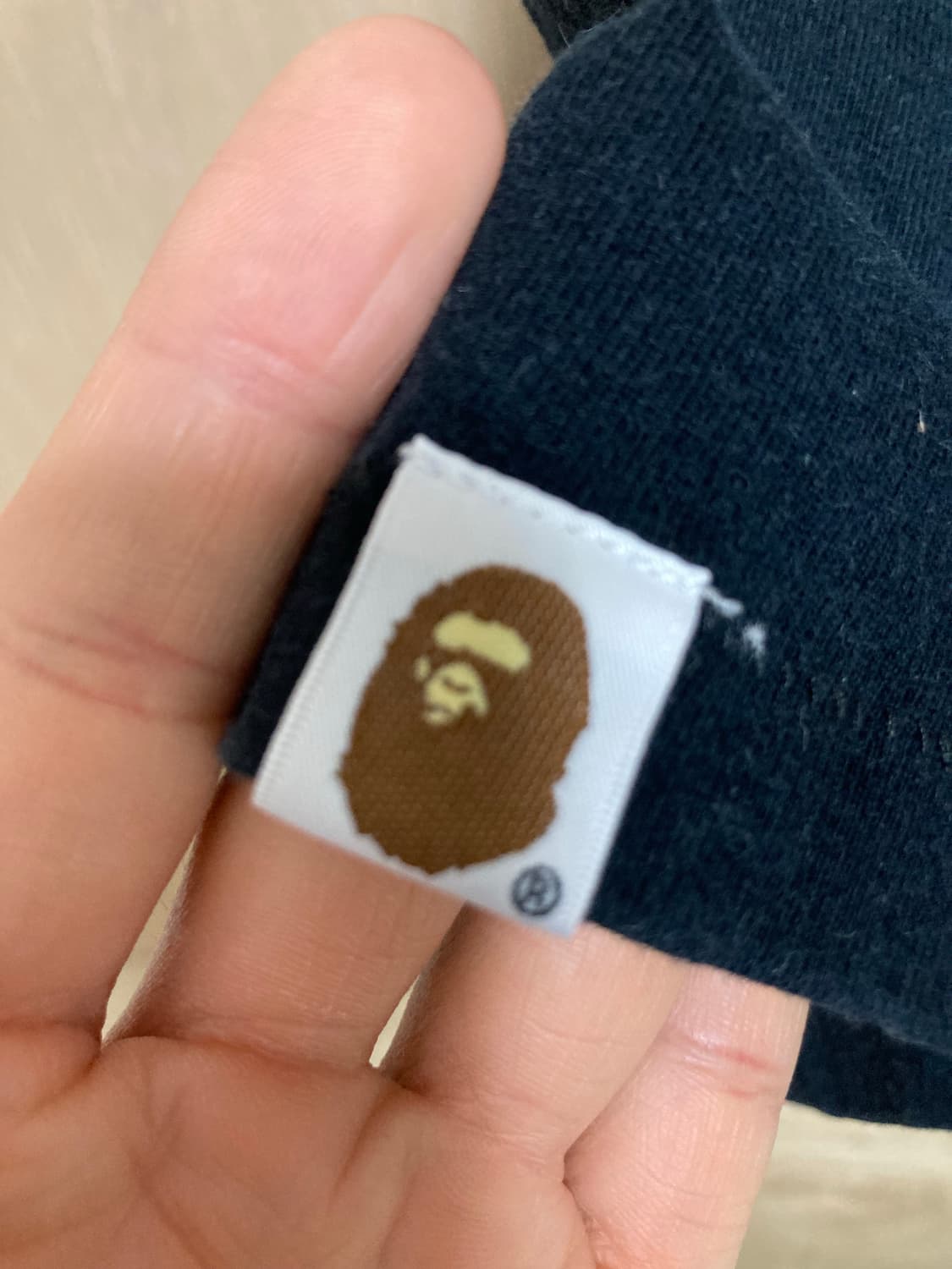 베이프 19ss 컬리지 홀로그램 블랙 L 상품이미지8