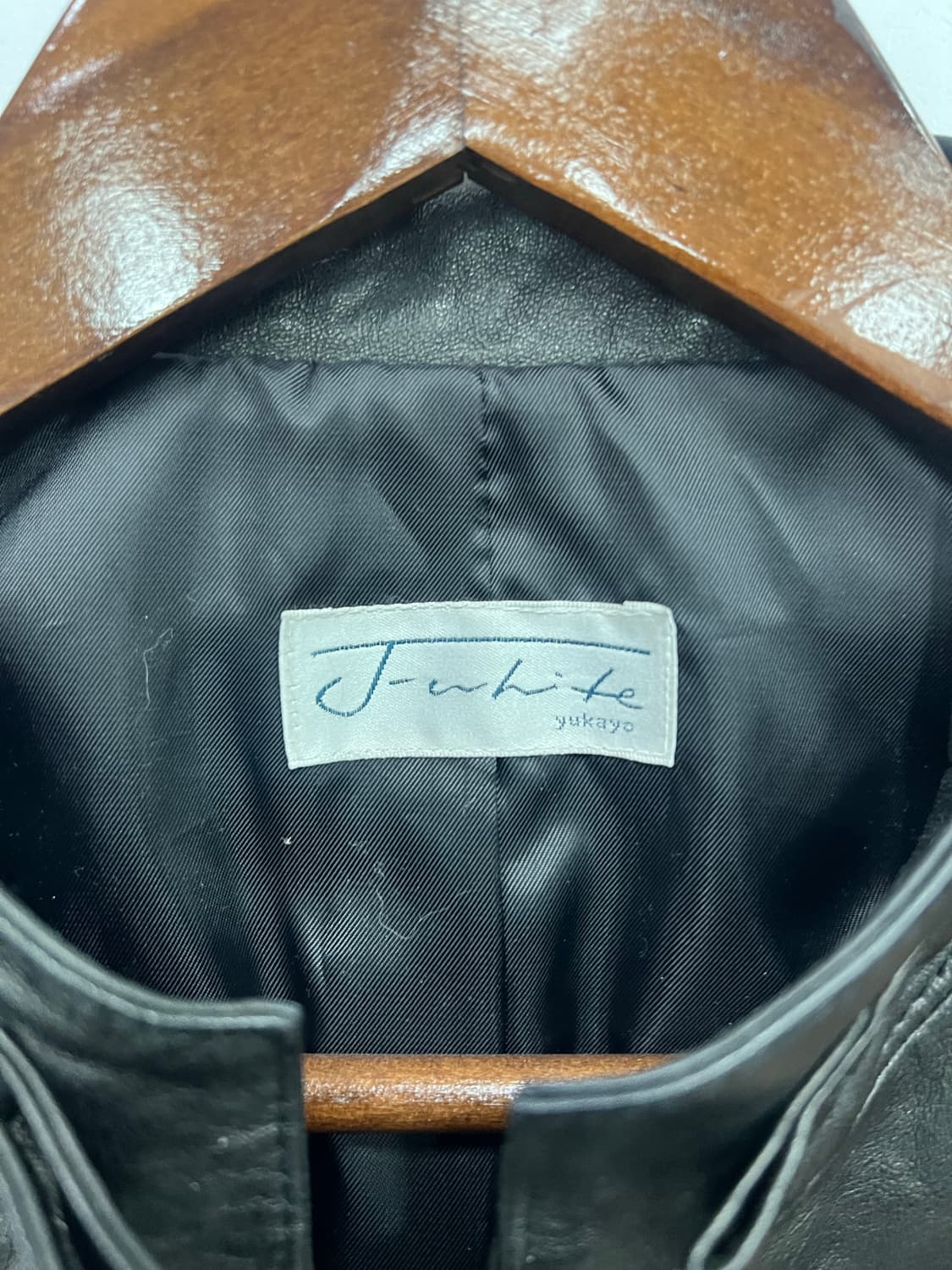 레더 블랙 자켓 상품이미지2