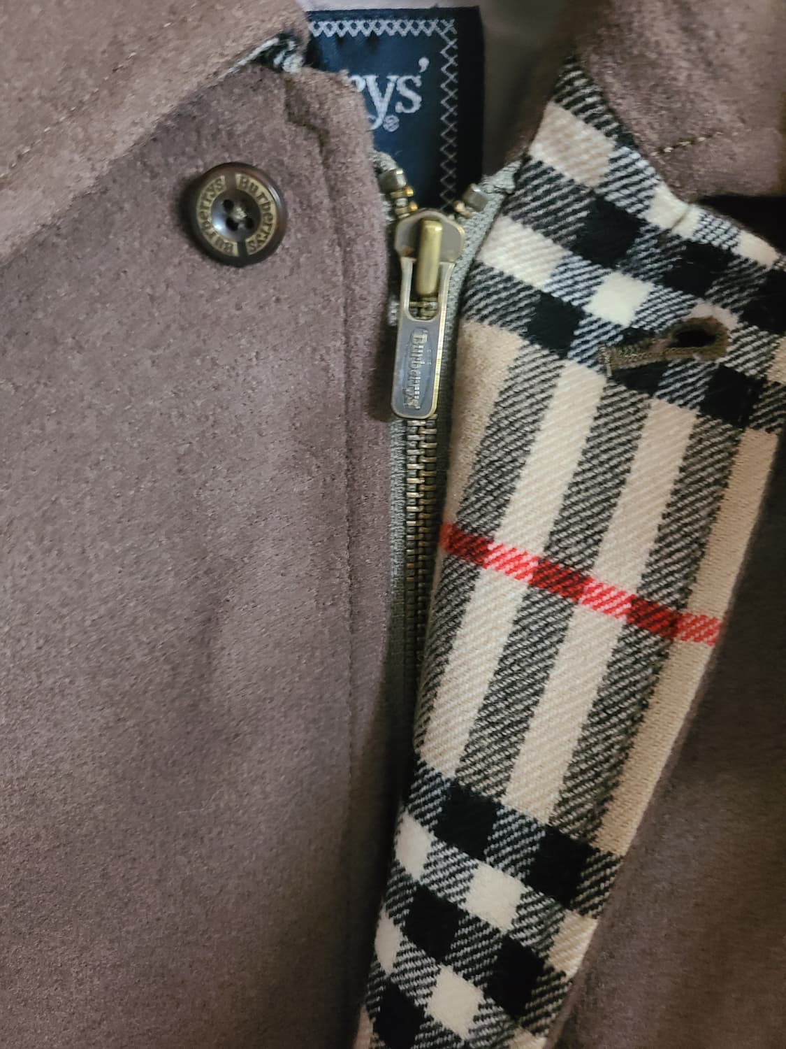 버버리 정품 울 블루종 자켓(M-L) 상품이미지8