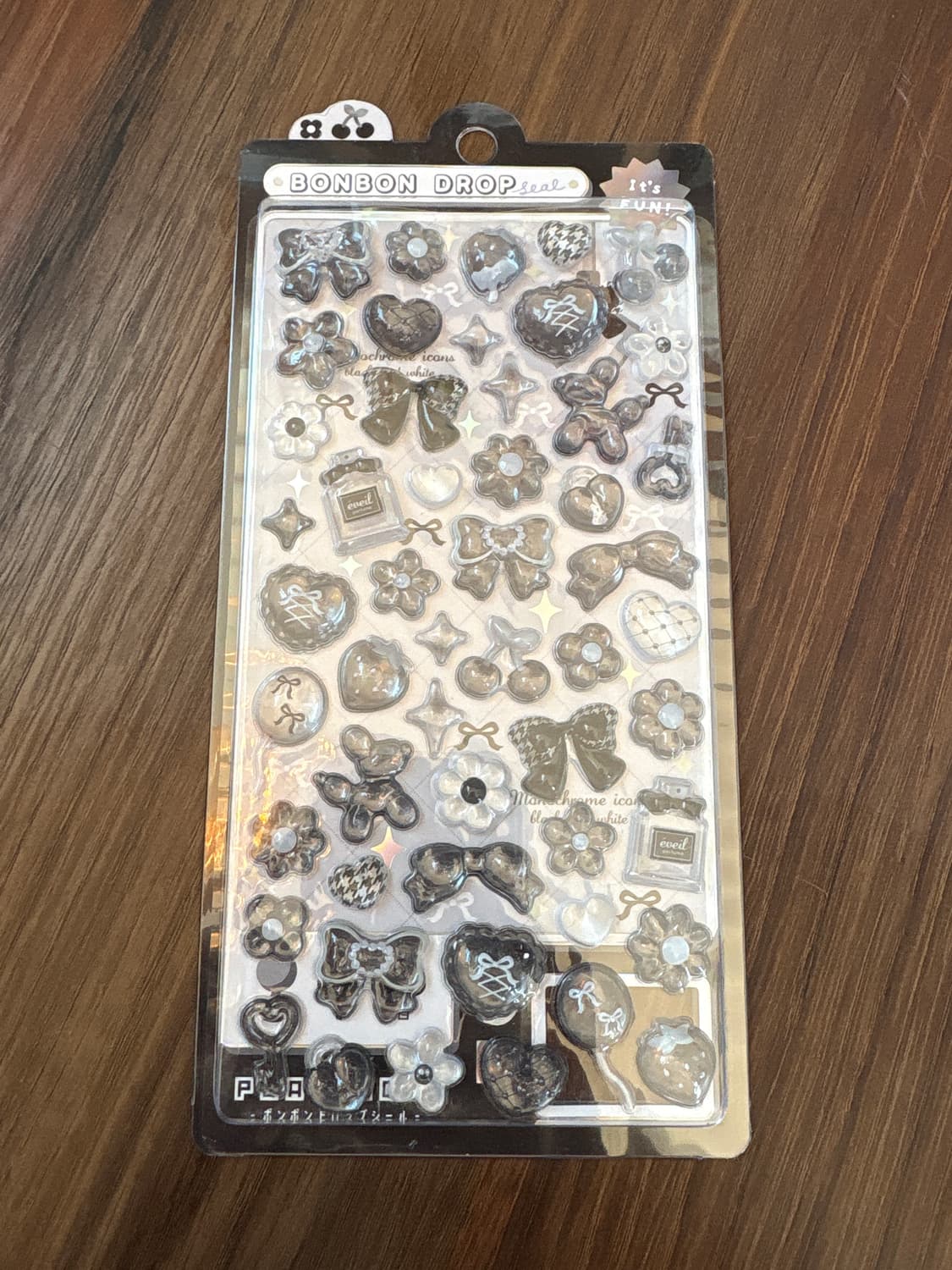 봉봉 드롭 스티커(블랙) 상품이미지1