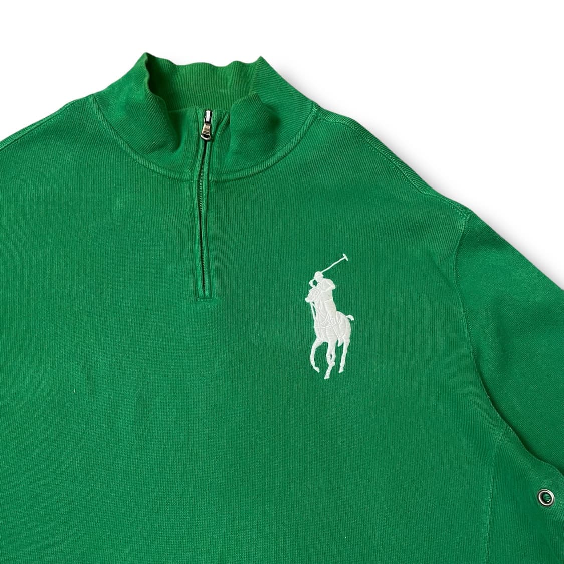 폴로 랄프로렌 그린 반집업 니트 XL 상품이미지3