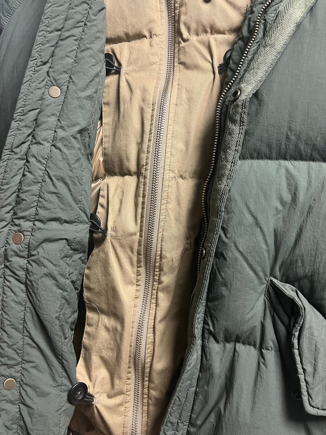 텐씨 아틱 카키 라이너 포함 46사이즈 상품이미지3