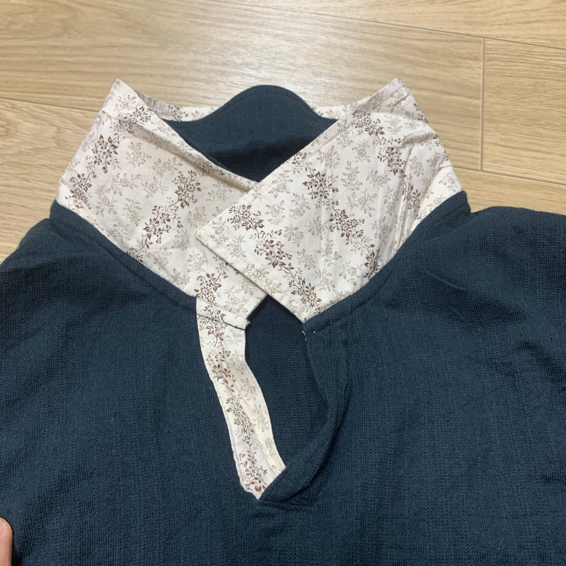 L)SACSNY 삭스니 요지 와이삭스 세컨 레이어드 오픈카라 반팔티 상품이미지4
