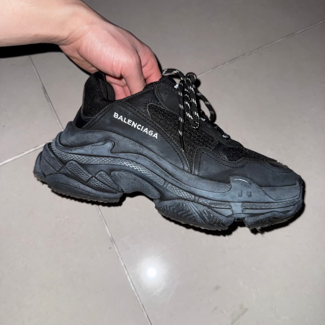 발렌 더티 트리플s (블랙 / 39 (260) ) 상품이미지7