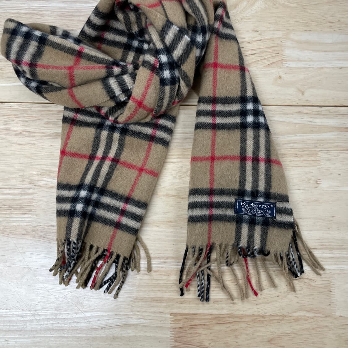 버버리 정품 캐시미어 머플러 베이지 상품이미지2