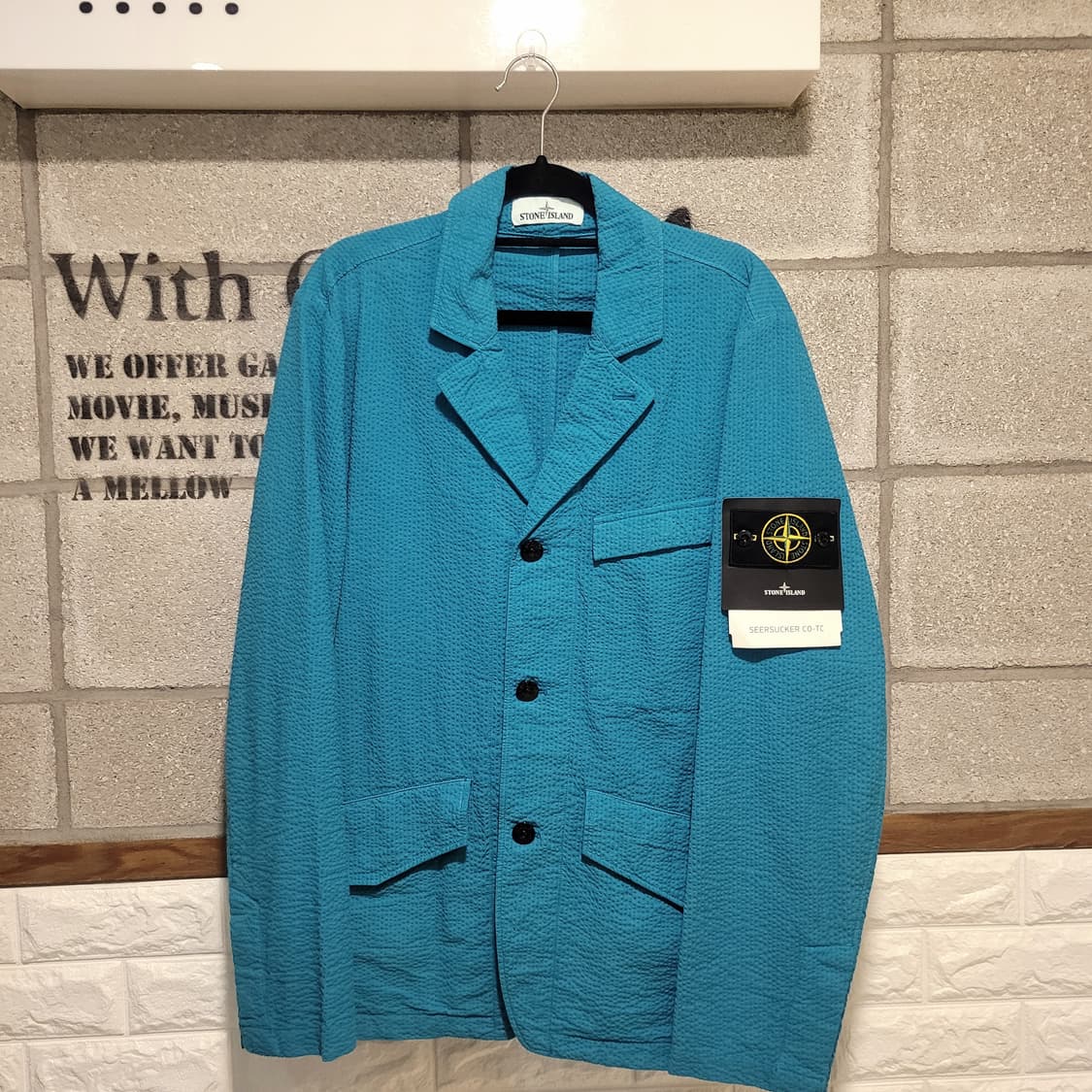 스톤아일랜드 아쿠아블루 셋업 M 상품이미지2