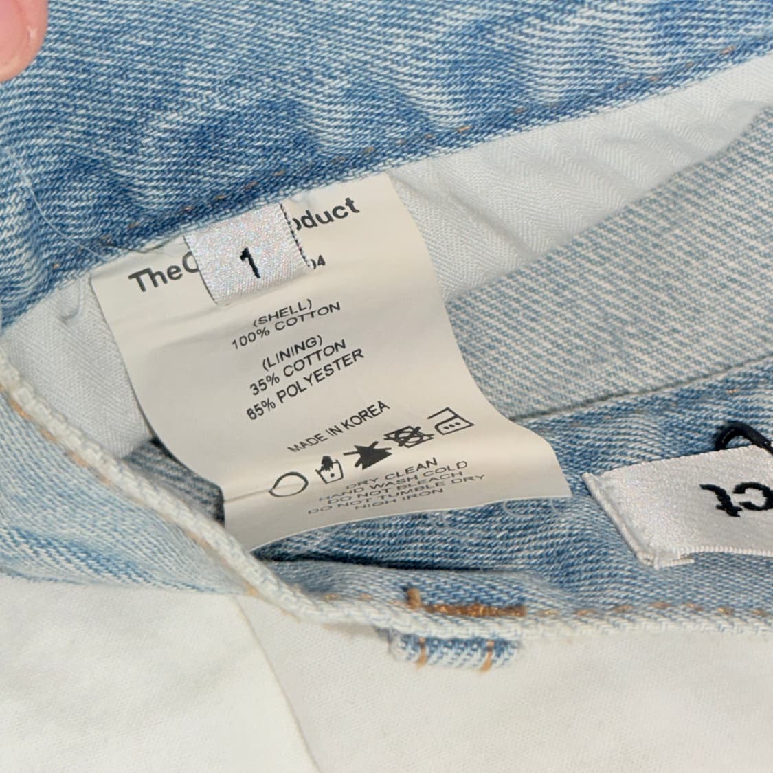 TheOpen Product 데님 스커트 (Size 1) 상품이미지6
