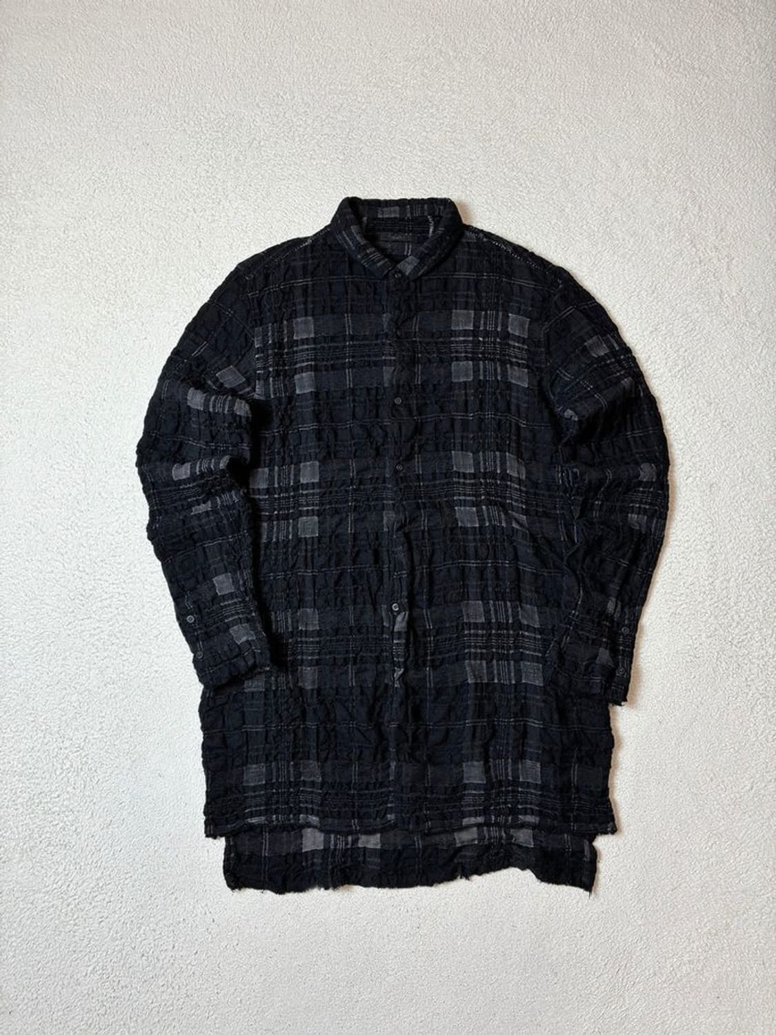 트랜짓 Transit 18AW 수소봉제 롱 셔츠 자켓 PN7690 상품이미지1