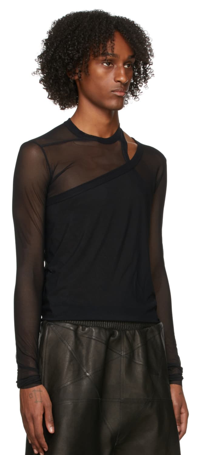 Rick Owens / 블랙 숏 바나나 니트 / L 상품이미지6