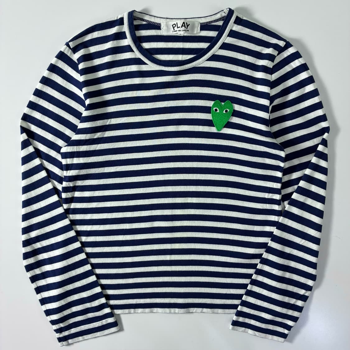 COMME des GARÇONS  꼼데가르송 그린와펜 스트라이프 티셔츠  상품이미지1