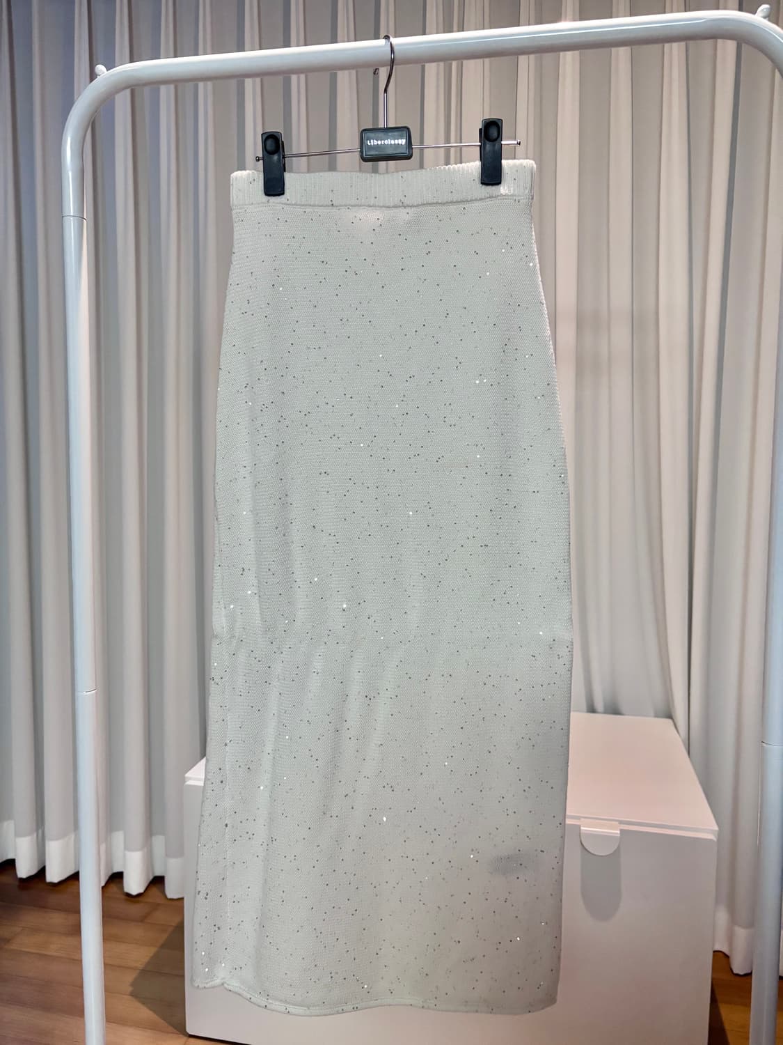 ZARA 자라 반짝이 롱스커트 상품이미지1