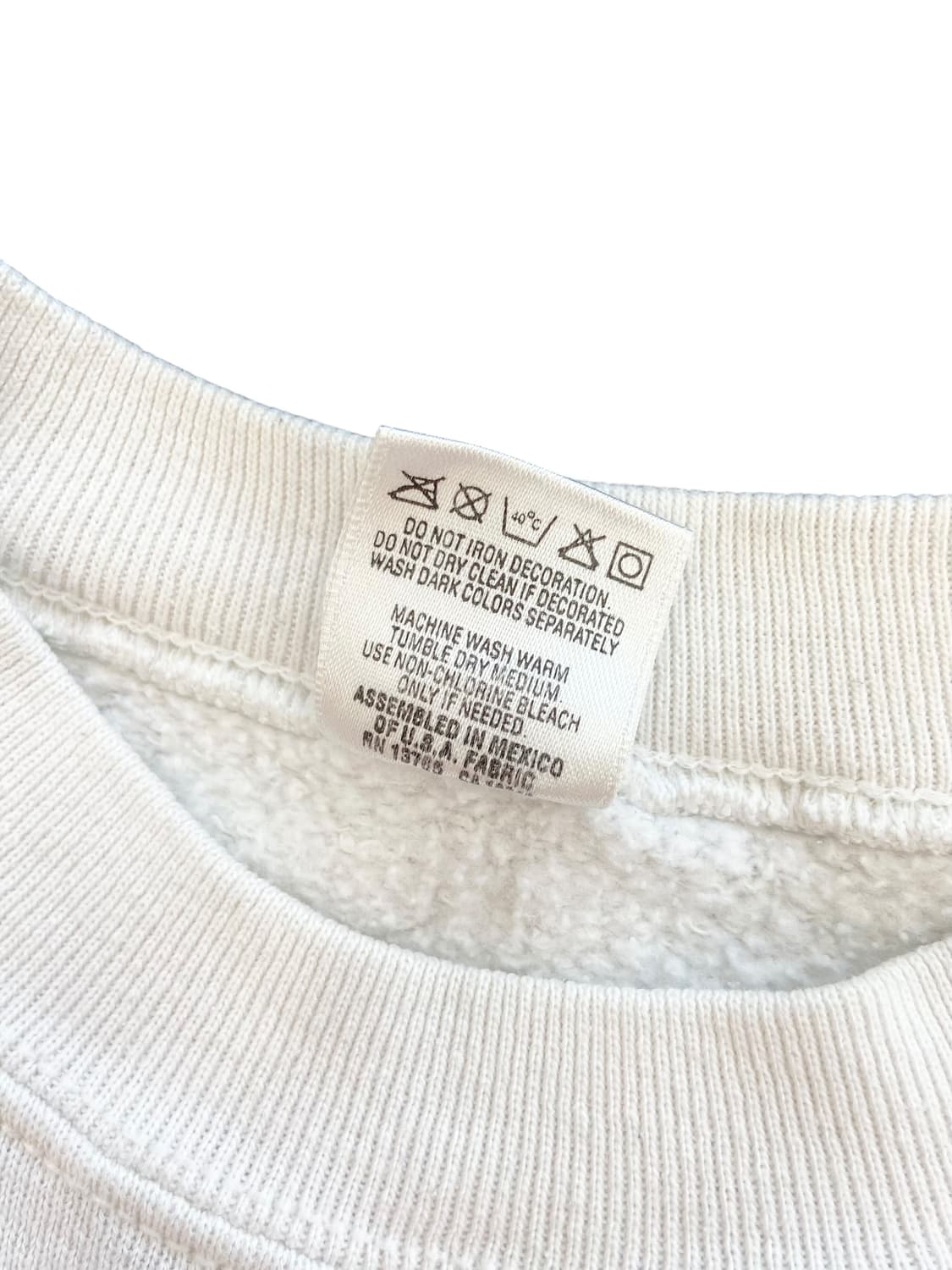 80's 프룻오브더룸 시카고 일리노이 스웻셔츠  상품이미지10