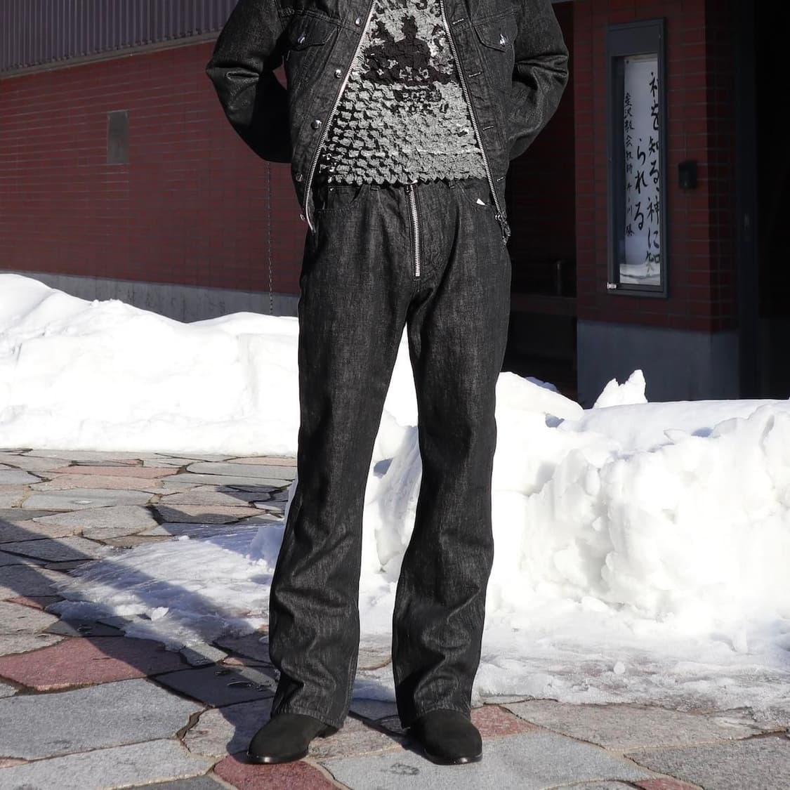 마수 MASU 플레어핏 데님팬츠 46 상품이미지6