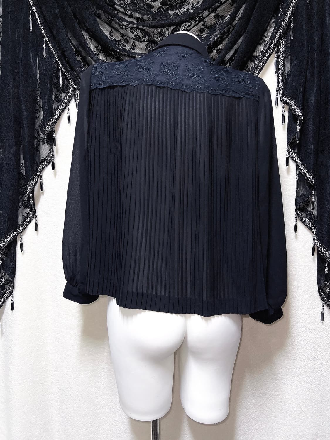 로맨틱고딕 고스로리 펑크 시스루 레이스 볼레로 쉬폰가디건 핀터 오리엔탈 상품이미지7