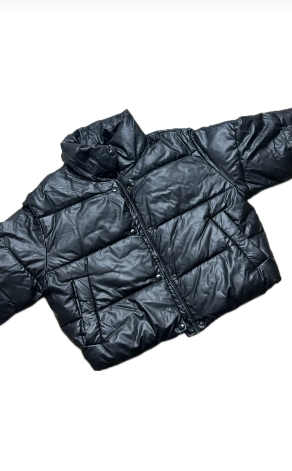 스파오 여성 가죽 워머 패딩 M 상품이미지1