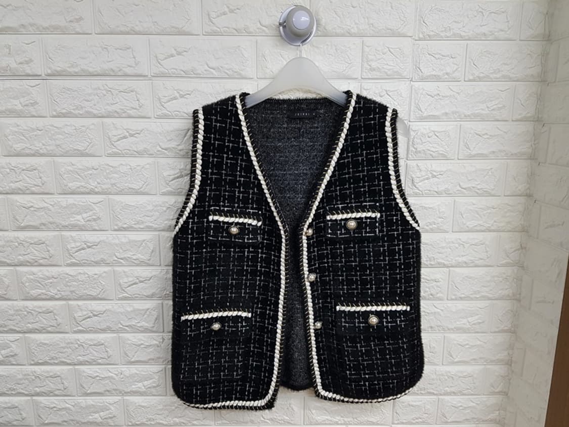 제이케이 트위드 베스트 자켓 F 프리사이즈 (55-66) 상품이미지1