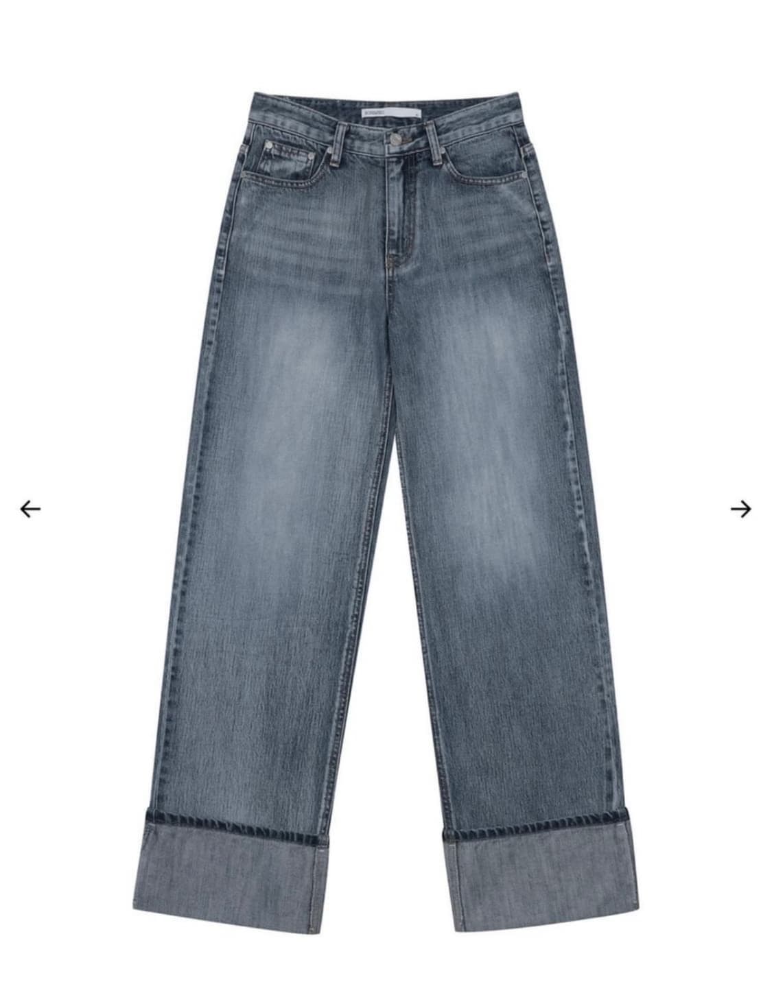 보헤미안서울 롤업데님팬츠 M 상품이미지2