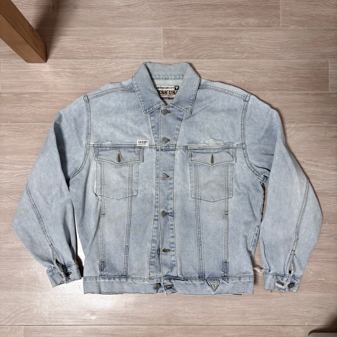 Guess 게스 연청 데님 자켓 상품이미지1