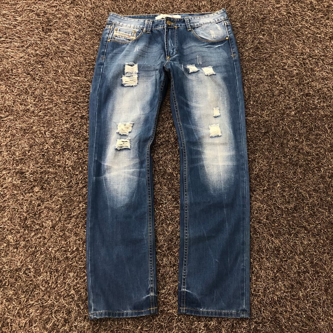 디젤 디스 워싱 데님 팬츠 상품이미지1