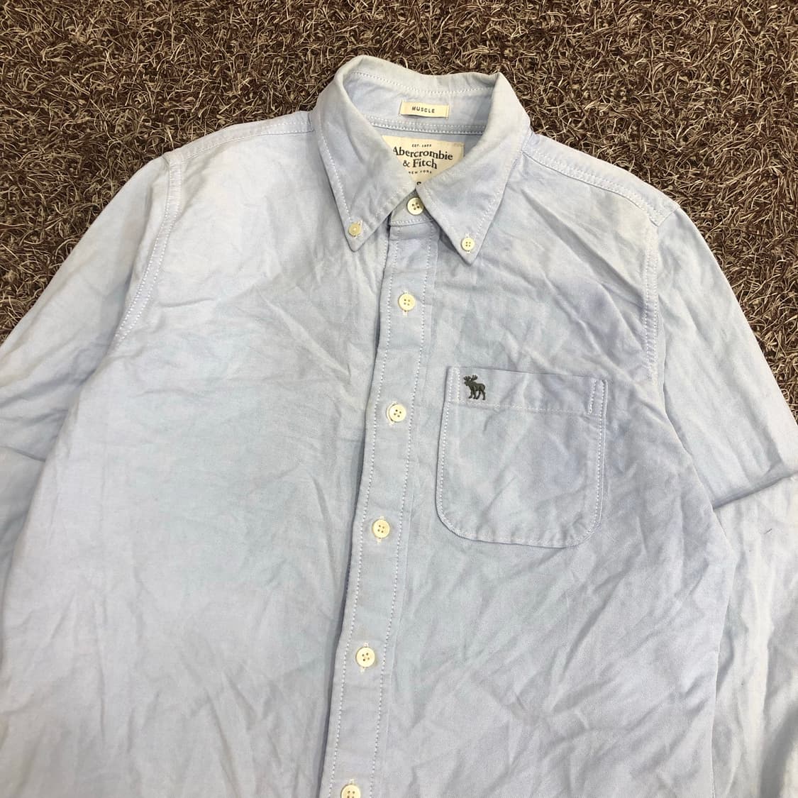 아베크롬비 연하늘 셔츠 상품이미지3