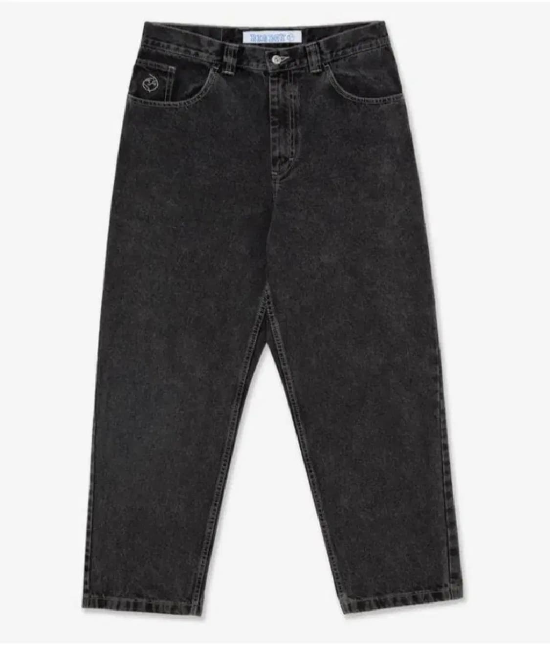  POLAR 스케이트 실버 블랙 데님 팬츠 상품이미지1