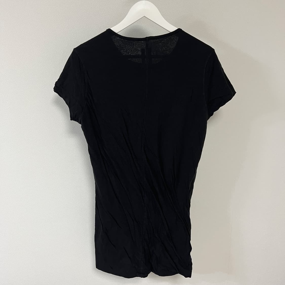 릭오웬스 15SS 다크쉐도우 여성 절개 티셔츠 블랙 상품이미지2