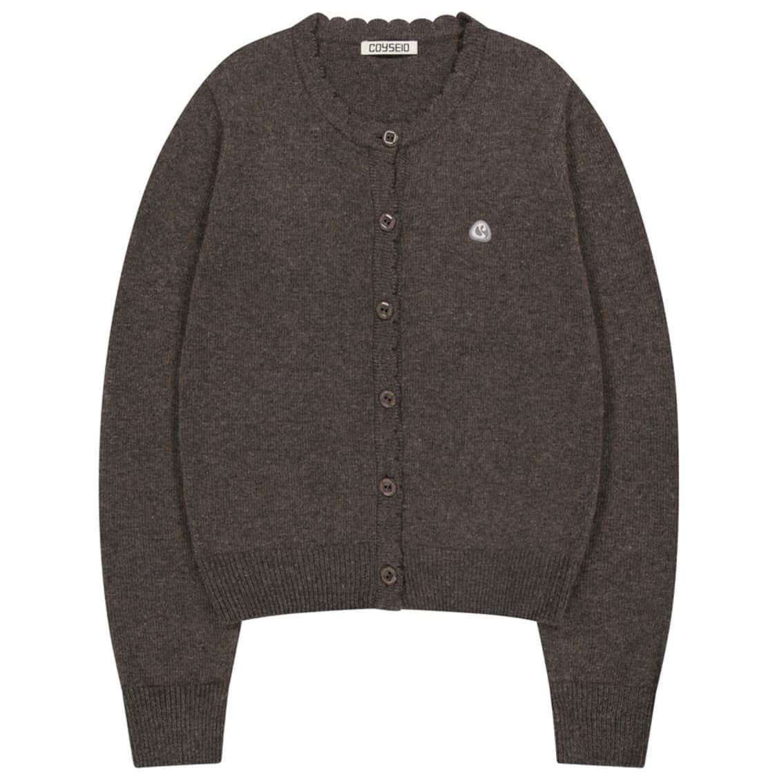 코이세이오 플라워 버튼 가디건 상품이미지1