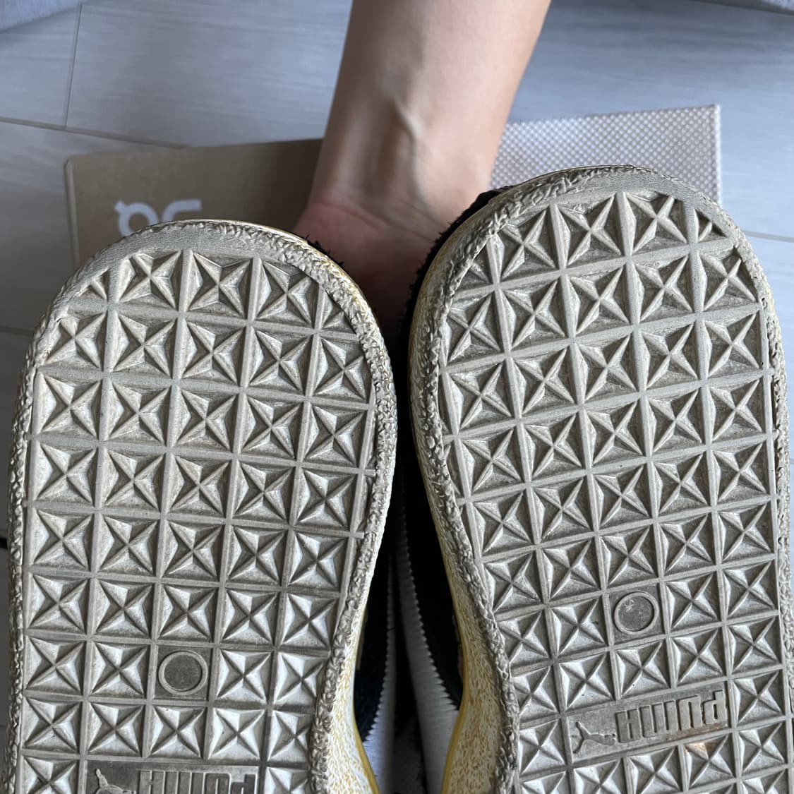 [235siz] puma LMC 스웨이드 빈티지 블랙 상품이미지6