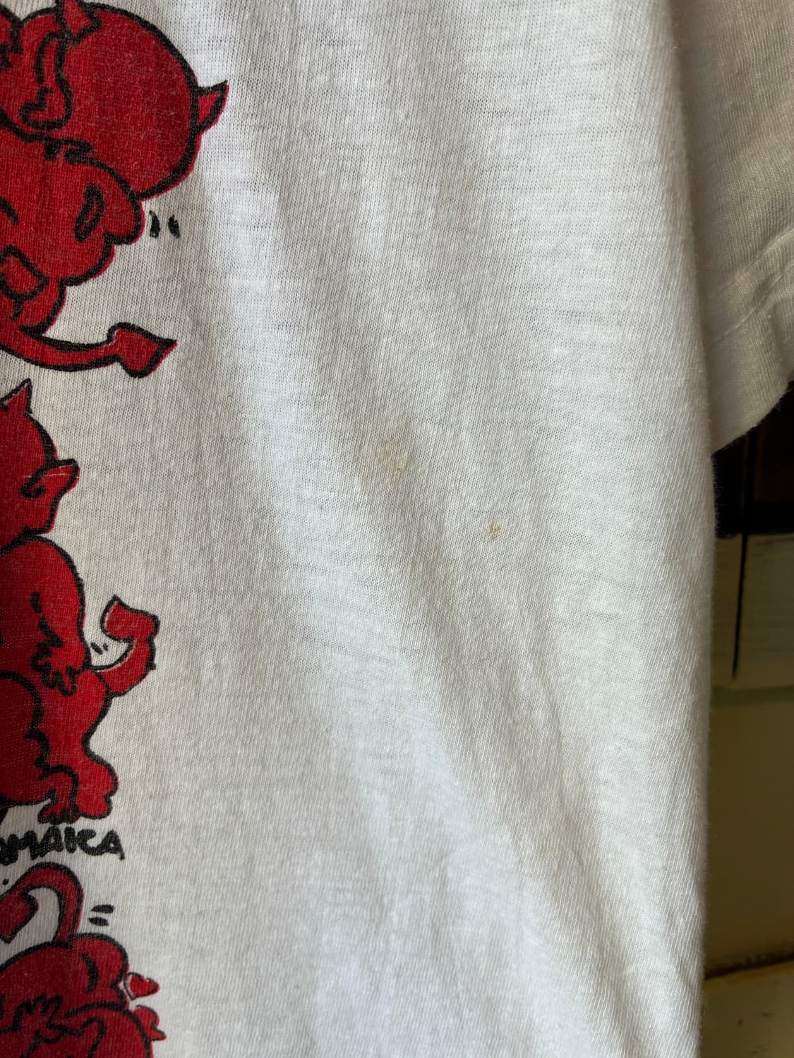 80~ 90s Sexy Devil Graphic T-shirt 상품이미지6