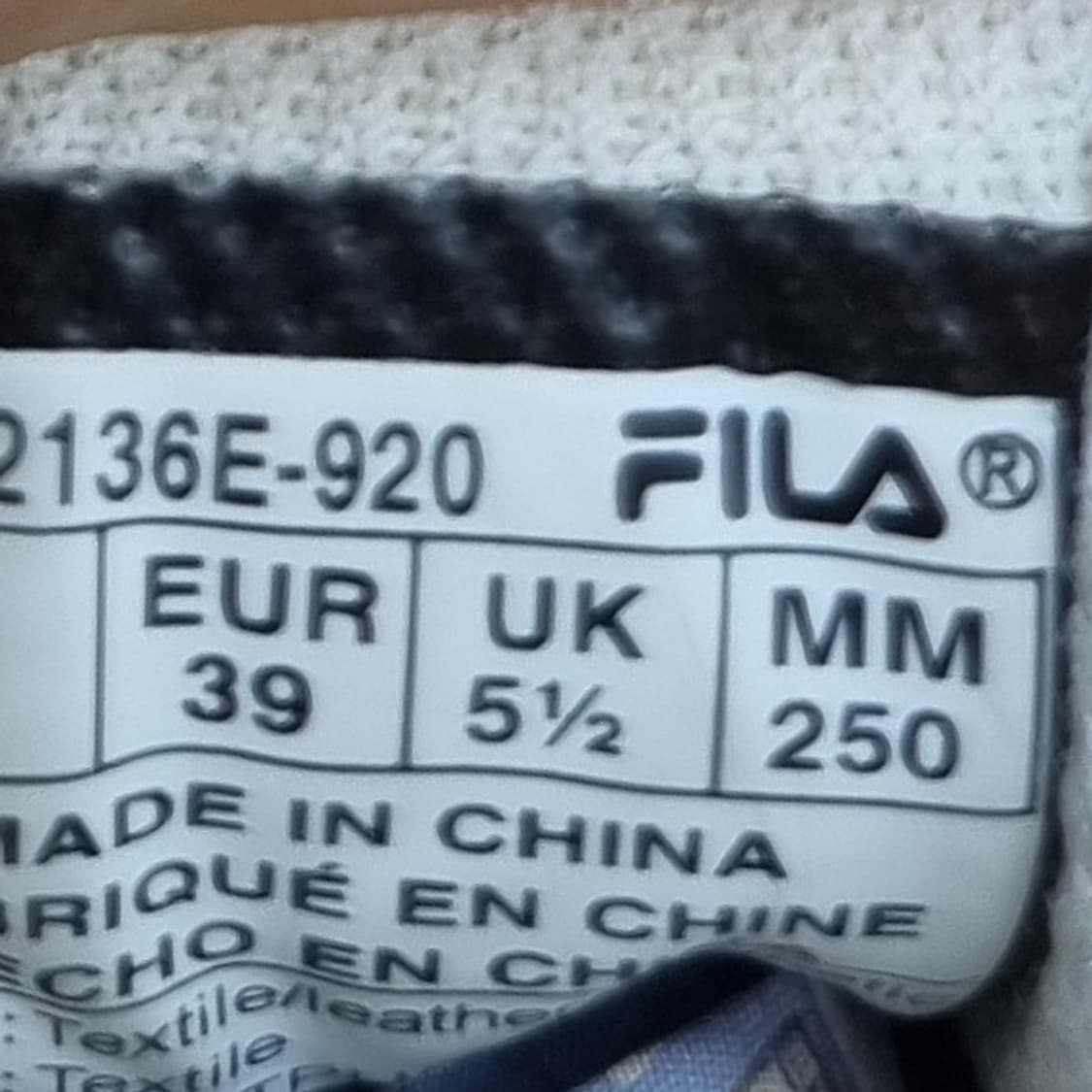 휠라 네이플라이드 운동화 250 상품이미지6