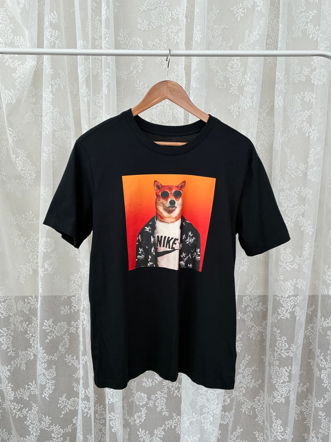 100) 나이키 시바견 반팔 티셔츠 블랙 상품이미지1