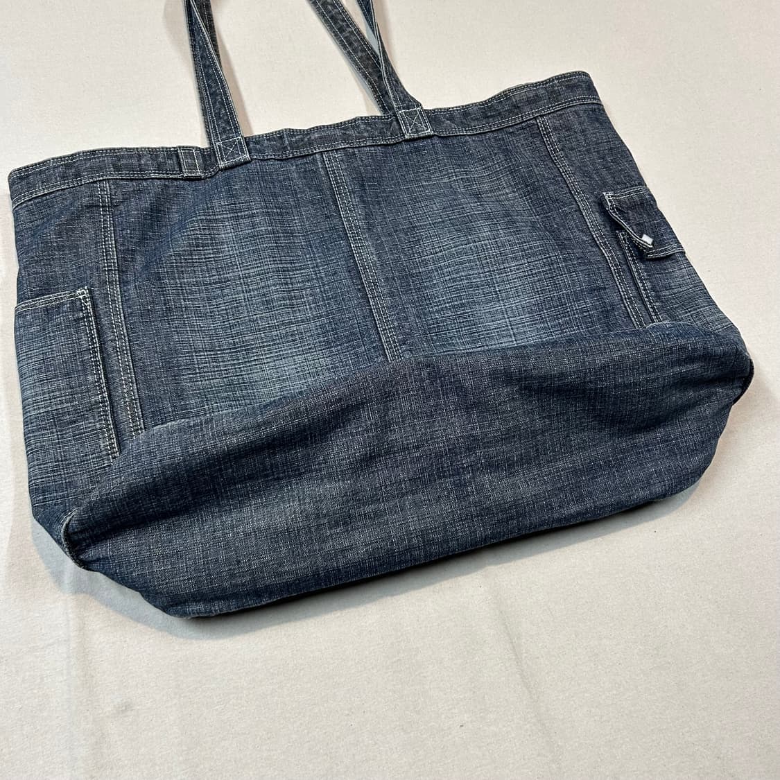 요시다 포터 온스 코튼 블루 데님 숄더백 토트백 상품이미지6