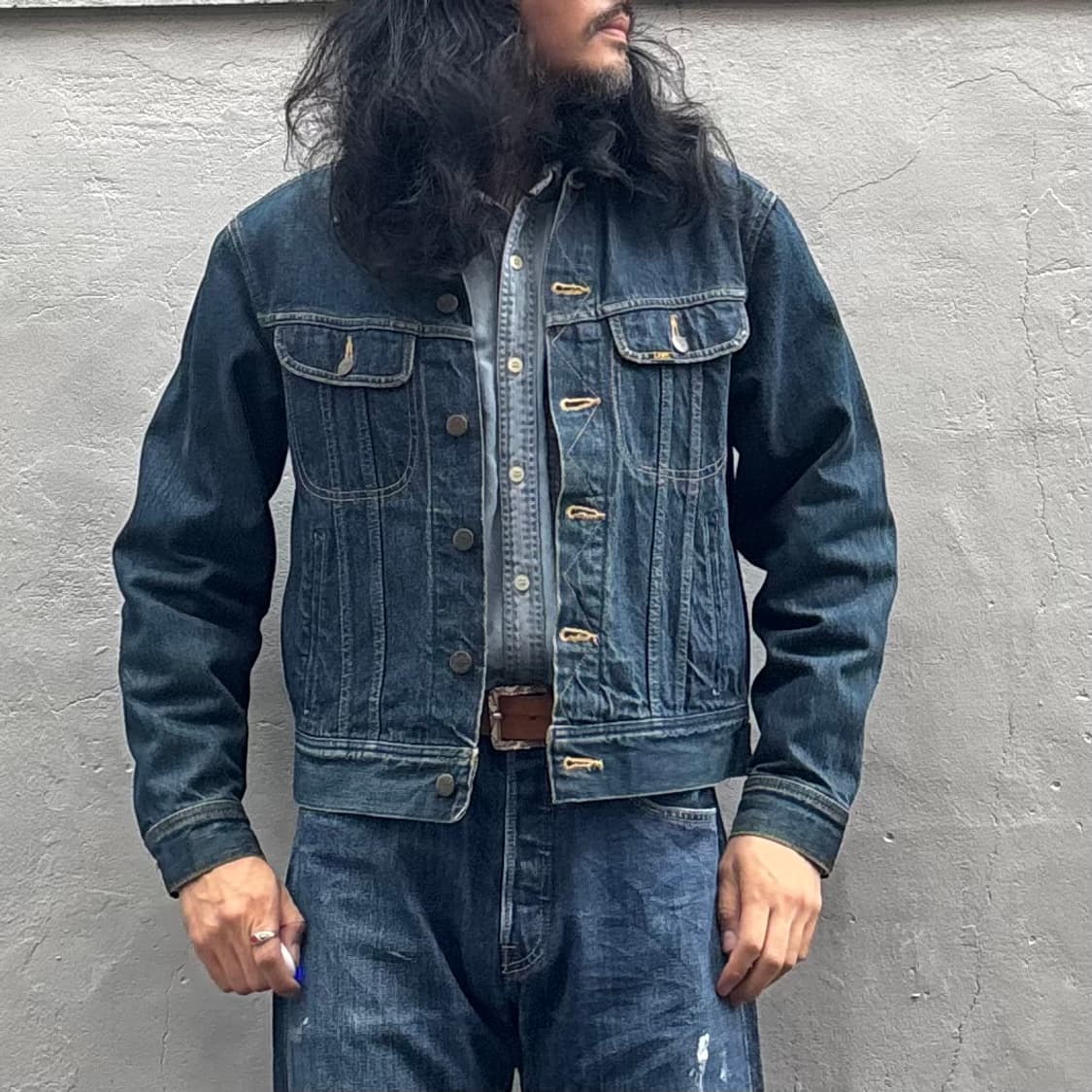 올드 lee 0424 데님 트러커 자켓 상품이미지8