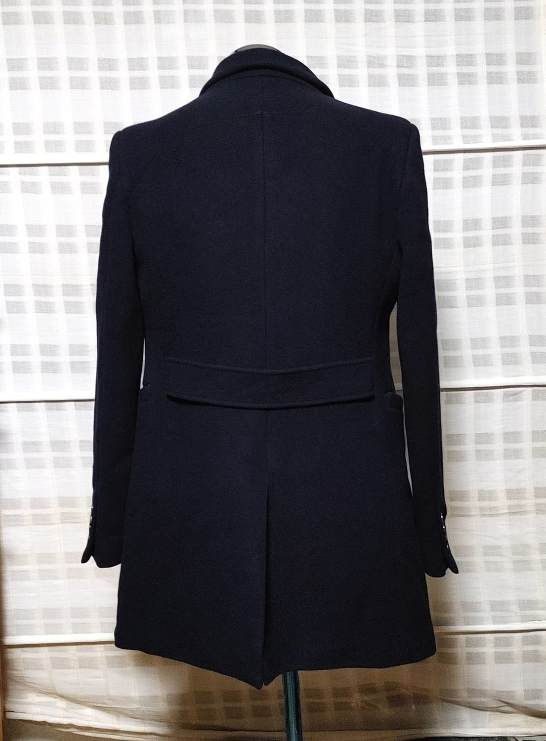 (한섬) 시스템 옴므 네이비 더블 코트 100 (슬림) 상품이미지2